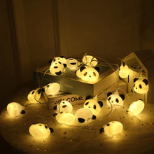 Load image into Gallery viewer, 10/20 LED Light String Panda Smile Cloud Garlands Battery USB Kid Girl Christmas Light Holiday Party Bedroom Nursery Fairy Lights