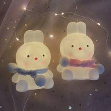 Load image into Gallery viewer, Night Light Silicone Bedroom Decorative Light Button Battery Powered Moonlight Cartoon Animal Light Children's Gift Decorative