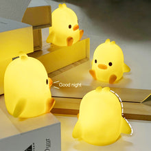 Load image into Gallery viewer, Cute Duck Night Lamps Animal Night Lights Desktop Ornament Decorative Table Lights for Bedroom Bedside Sleeping Lamp