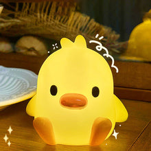 Load image into Gallery viewer, Cute Duck Night Lamps Animal Night Lights Desktop Ornament Decorative Table Lights for Bedroom Bedside Sleeping Lamp