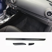 Load image into Gallery viewer, 3Pcs Car Interior Console Dashboard Moldings Center Trim Strips Decor Cover For Audi A3 8V 2014-2020 LHD