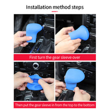 Load image into Gallery viewer, Silicone Car Case Gear Head Shift Collars Shift Knob Grips Cover Shift Lever Decoration Cover Accessories For Audi A4L A5 A6L Q5 Q7 05-16