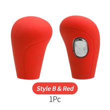 Load image into Gallery viewer, Silicone Car Case Gear Head Shift Collars Shift Knob Grips Cover Shift Lever Decoration Cover Accessories For Audi A4L A5 A6L Q5 Q7 05-16