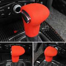 Load image into Gallery viewer, Silicone Car Case Gear Head Shift Collars Shift Knob Grips Cover Shift Lever Decoration Cover Accessories For Audi A4L A5 A6L Q5 Q7 05-16