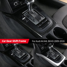 Load image into Gallery viewer, Car Interior Center Console Gear Shift Frame Decoration Cover Trim Accessories For Audi A4 A4L B8 A5 2009-2016 Modified
