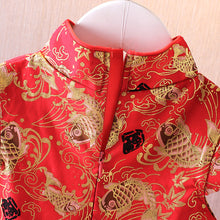 Load image into Gallery viewer, Girls Dresses Children's Chinese Style Dress Kids Cheongsam Princess Dresses For Girls Baby Tutu Clothing New Year Clothes Kids 1-7Years