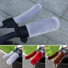Load image into Gallery viewer, 4Pcs Universal Motorcycle Electric Vehicle Handle Cover Handlebar Cover Coldproof Warm Padded Models Winter