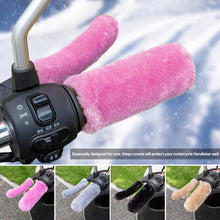 Load image into Gallery viewer, 4Pcs Universal Motorcycle Electric Vehicle Handle Cover Handlebar Cover Coldproof Warm Padded Models Winter