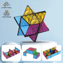 Load image into Gallery viewer, Shape Shifting Box Geometric Changeable Magic Cube 3D Decompression Hand Flip Puzzle Kids Reliever Fidget Toy