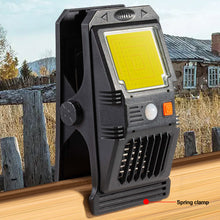 Load image into Gallery viewer, Mosquito Killer Solar Clamp Lamp Garden Waterproof Solar Lamp Anti Mosquito Solar Clip Lights PIR Motion Sensor Lamp Outdoor Garage Street Light