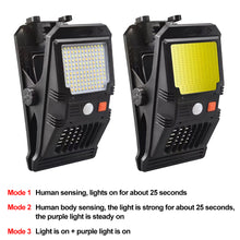 Load image into Gallery viewer, Mosquito Killer Solar Clamp Lamp Garden Waterproof Solar Lamp Anti Mosquito Solar Clip Lights PIR Motion Sensor Lamp Outdoor Garage Street Light