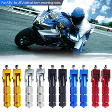 Load image into Gallery viewer, Pair Universal Motorcycles Pedals Folded Footrest Footpeg Compatible Bicycles Electric Vehicles Mopeds Karts Scooters