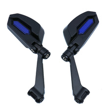 Load image into Gallery viewer, 2Pcs Foldable Motorcycle Electric Vehicle Side Mirrors Motorbike Scooters Accessories Rearview Mirror Side View Mirrors Motor