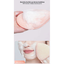 Load image into Gallery viewer, Glove Style Face Wash Puff Skin Friendly Non Irritating Sponge Facial Cleanser Gentle Makeup Removal Facial Cleaning Tool