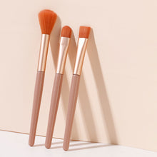 Load image into Gallery viewer, 3pcs/set Portable Makeup Brushes Skin Friendly Soft Blusher Brush Eyeshadow Brush Halo Brush Makeup Brushes Makeup Tools