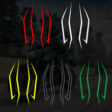 Load image into Gallery viewer, 4Pcs Motorcycle Front Head Body Strip Style Stickers Reflective Pull Flower Waterproof Decal for Kawasaki Ninja NINJA400 H2 H2SX