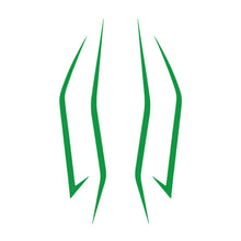 Load image into Gallery viewer, 4Pcs Motorcycle Front Head Body Strip Style Stickers Reflective Pull Flower Waterproof Decal for Kawasaki Ninja NINJA400 H2 H2SX