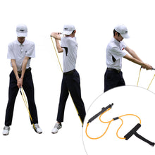 Load image into Gallery viewer, Golf Multi-Function Trainer Stable Swing Posture Training Core Strength Portable Latex Tension Rope Fitness Equipment