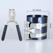 Load image into Gallery viewer, 3/4/6 inch Ratchet Style Piston Ring Compressor and Piston Ring Installer Pliers Remover Expander Engine Tool