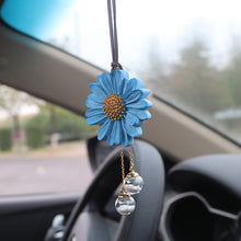 Load image into Gallery viewer, Car Interior Decoration Plaster Fragrance Daisy Auto Rearview Mirror Pendant Little Daisy Decoration Accessories
