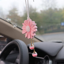 Load image into Gallery viewer, Car Interior Decoration Plaster Fragrance Daisy Auto Rearview Mirror Pendant Little Daisy Decoration Accessories