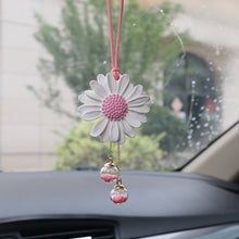 Load image into Gallery viewer, Car Interior Decoration Plaster Fragrance Daisy Auto Rearview Mirror Pendant Little Daisy Decoration Accessories