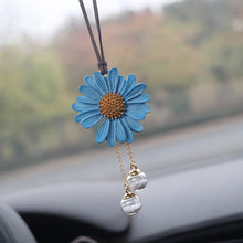 Load image into Gallery viewer, Car Interior Decoration Plaster Fragrance Daisy Auto Rearview Mirror Pendant Little Daisy Decoration Accessories