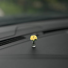 Load image into Gallery viewer, Mini Rose Sunflower Vase for Car Interior DecorationAuto Center Console Decoration Ornaments Gifts Accessories