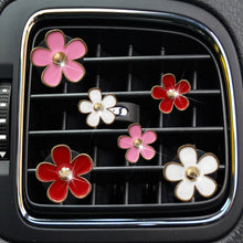 Load image into Gallery viewer, 6Pcs/Set Car Outlet Vent Perfume Clips Freshener Air Conditioning Aromatherapy Small Daisy Interior Decoration Supplies