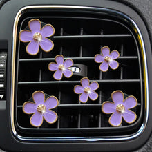 Load image into Gallery viewer, 6Pcs/Set Car Outlet Vent Perfume Clips Freshener Air Conditioning Aromatherapy Small Daisy Interior Decoration Supplies
