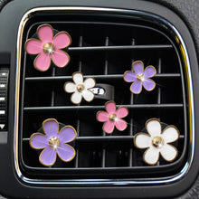 Load image into Gallery viewer, 6Pcs/Set Car Outlet Vent Perfume Clips Freshener Air Conditioning Aromatherapy Small Daisy Interior Decoration Supplies