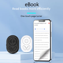 Load image into Gallery viewer, Bluetooth-compatible Remote Video Camera Controller For iPhone Xiaomi Samsung Android Mobile Phone For Tiktok Movie Page Turning