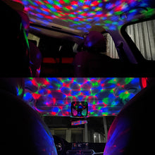 Load image into Gallery viewer, Car Multifunction LED Light Projection Night Light Starry Sky Bedside Atmosphere Lamp Rotating Stage Light Projector Lamp