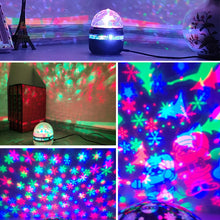 Load image into Gallery viewer, Car Multifunction LED Light Projection Night Light Starry Sky Bedside Atmosphere Lamp Rotating Stage Light Projector Lamp
