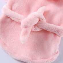 Load image into Gallery viewer, Pet Dog Cat Bathrobe Drying Coat Clothes Thickened Absorbent Dog Hooded Towel Puppy Shower Gown Pet Nightwear Accessories