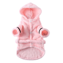 Load image into Gallery viewer, Pet Dog Cat Bathrobe Drying Coat Clothes Thickened Absorbent Dog Hooded Towel Puppy Shower Gown Pet Nightwear Accessories