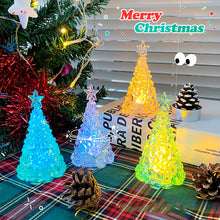 Load image into Gallery viewer, Christmas Tree LED Night Light Atmosphere Lamp Decoration Table Light Acrylic Diamond Night Lamp Home Holiday Light