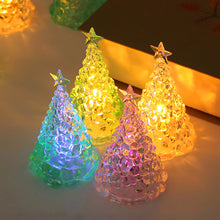 Load image into Gallery viewer, Christmas Tree LED Night Light Atmosphere Lamp Decoration Table Light Acrylic Diamond Night Lamp Home Holiday Light