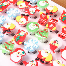 Load image into Gallery viewer, 1/5pcs Christmas Slap Bracelet Cartoon Santa Elk Snowflakes Wrist Strap Kid Friendship Couples Bracelets Rings New Year Party Decoration