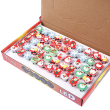 Load image into Gallery viewer, 1/5pcs Christmas Slap Bracelet Cartoon Santa Elk Snowflakes Wrist Strap Kid Friendship Couples Bracelets Rings New Year Party Decoration