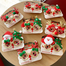 Load image into Gallery viewer, Christmas Glasses Glitter Decorative Glasses Kid Xmax Party Costume Eyeglasses Photo Props Christmas Decoration 2024 Navidad Gift