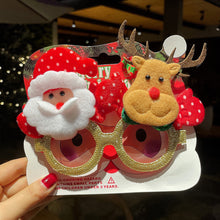 Load image into Gallery viewer, Christmas Glasses Glitter Decorative Glasses Kid Xmax Party Costume Eyeglasses Photo Props Christmas Decoration 2024 Navidad Gift