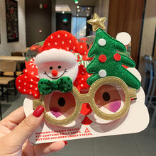Load image into Gallery viewer, Christmas Glasses Glitter Decorative Glasses Kid Xmax Party Costume Eyeglasses Photo Props Christmas Decoration 2024 Navidad Gift