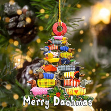 Load image into Gallery viewer, 2024 New Year Christmas Ornament Wooden Hanging Pendants Star Xmas Tree Bell Christmas Tree Decorations For Home Navidad