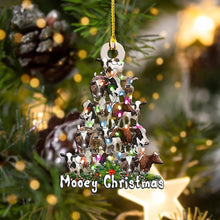 Load image into Gallery viewer, 2024 New Year Christmas Ornament Wooden Hanging Pendants Star Xmas Tree Bell Christmas Tree Decorations For Home Navidad