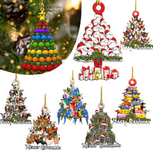 Load image into Gallery viewer, 2024 New Year Christmas Ornament Wooden Hanging Pendants Star Xmas Tree Bell Christmas Tree Decorations For Home Navidad