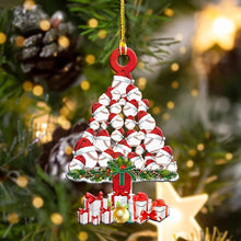 Load image into Gallery viewer, 2024 New Year Christmas Ornament Wooden Hanging Pendants Star Xmas Tree Bell Christmas Tree Decorations For Home Navidad