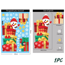Load image into Gallery viewer, Merry Christmas Wall Stickers Window Glass Stickers Christmas Decorations For Home Christmas Ornaments Removable