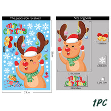 Load image into Gallery viewer, Merry Christmas Wall Stickers Window Glass Stickers Christmas Decorations For Home Christmas Ornaments Removable