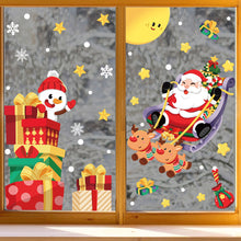 Load image into Gallery viewer, Merry Christmas Wall Stickers Window Glass Stickers Christmas Decorations For Home Christmas Ornaments Removable